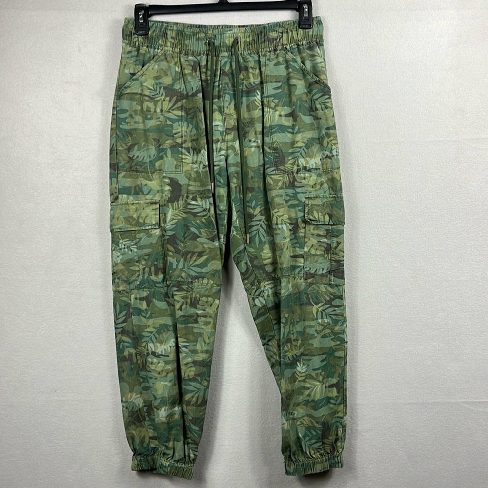 Sanctuary Standard Surplus Womens Camo Cargo Joggers Size 29 Green‎